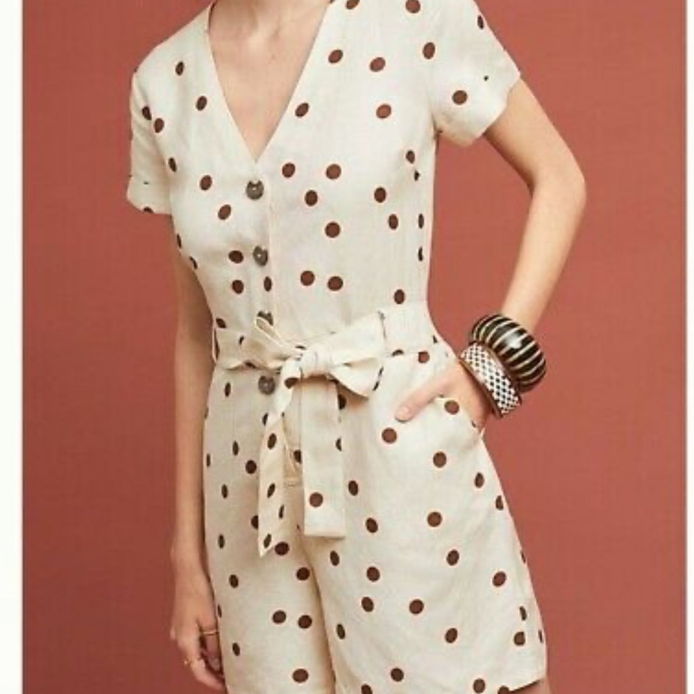 Anthropologie Moon River Romper